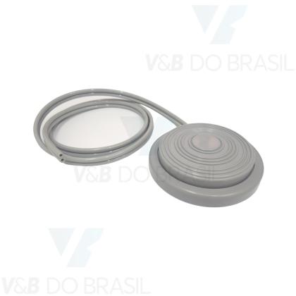 PEDAL ODONTOLÓGICO DE COMANDO PROGRESSIVO PNEUMÁTICO CINZA