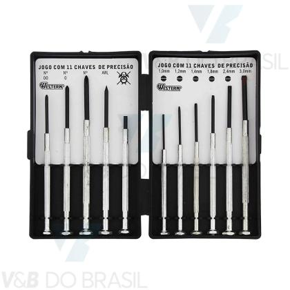JOGO COM 11 CHAVES DE PRECISÃO