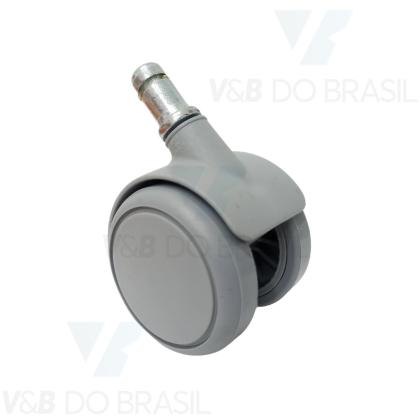 RODÍZIO PARA MOCHO CINZA SEM BUCHA PISTA EM PU